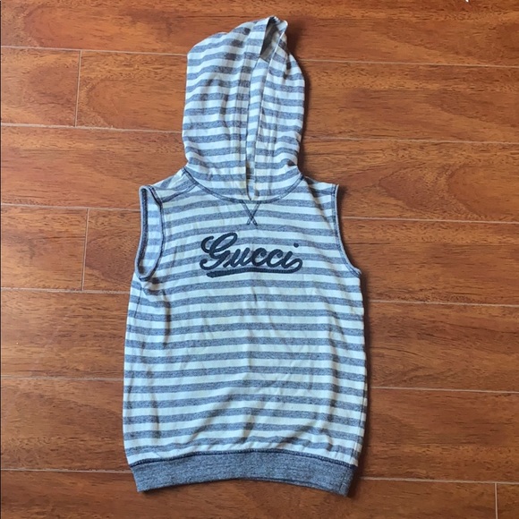 gucci sleeveless hoodie